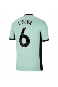 Chelsea Thiago Silva #6 Jalkapallovaatteet Kolmaspaita 2023-24 Lyhythihainen